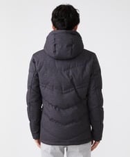 MKJAX22320 MK MICHEL KLEIN HOMME(MKミッシェルクランオム) 【ラスト２！/在庫限り】ドビープリントダウンブルゾン/PRIMEFLEX  ダークグレー(93)