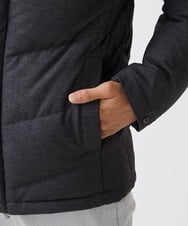 MKJAX22320 MK MICHEL KLEIN HOMME(MKミッシェルクランオム) 【ラスト２！/在庫限り】ドビープリントダウンブルゾン/PRIMEFLEX  ダークグレー(93)
