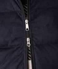 MKJCL82200 MK MICHEL KLEIN HOMME(MKミッシェルクランオム) ダウンブルゾン／スエードタッチツイード ネイビー