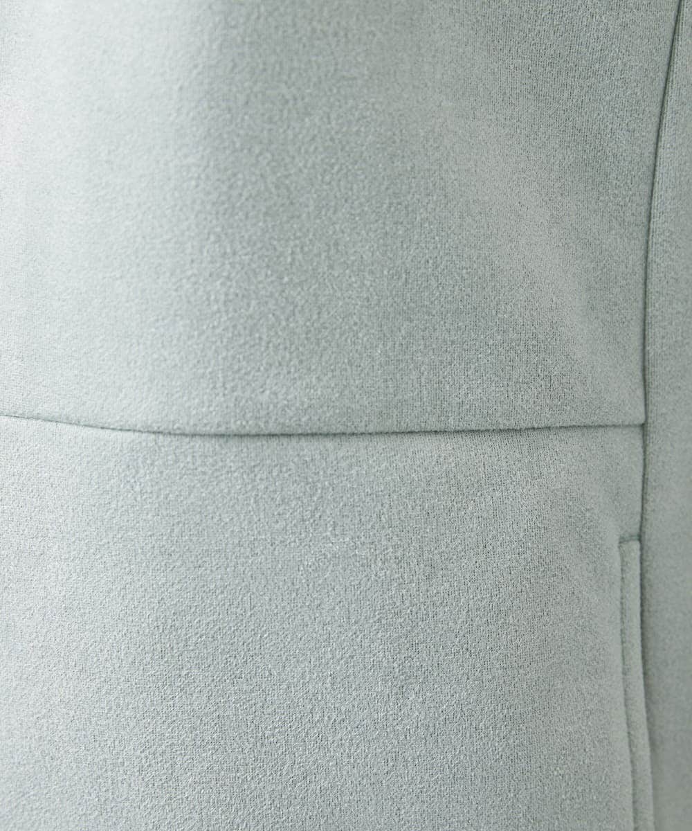 MKJDC36150 MK MICHEL KLEIN HOMME(MKミッシェルクランオム) 【洗える】スエードジャージ / フェイクレイヤードパーカー ライトブルー