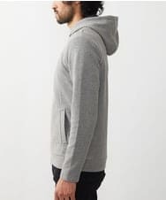 MKJDX03120 MK MICHEL KLEIN HOMME(MKミッシェルクランオム) リバーメランジパーカー グレー