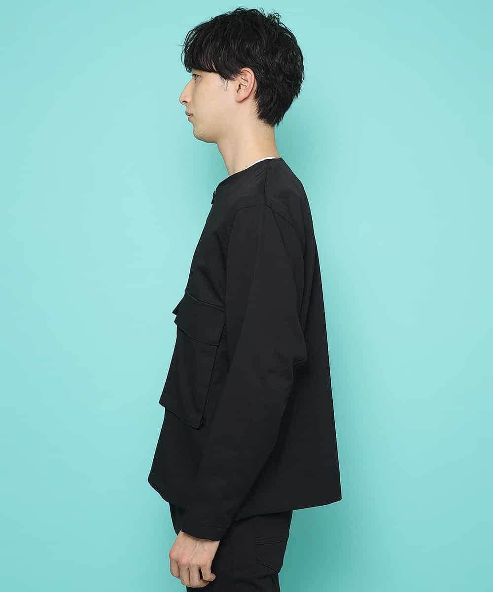 MKJFK46099 MK MICHEL KLEIN HOMME(MKミッシェルクランオム) ジャケット／ノーカラージャケット ブラック