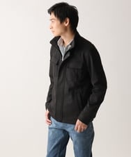 MKJGC10190 MK MICHEL KLEIN HOMME(MKミッシェルクランオム) 【秋春兼用/洗える /ストレッチ】M-65ブルゾン / TEC EASY JERSEY カーキ