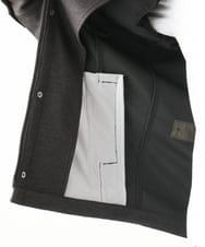 MKJGC10190 MK MICHEL KLEIN HOMME(MKミッシェルクランオム) 【秋春兼用/洗える /ストレッチ】M-65ブルゾン / TEC EASY JERSEY カーキ