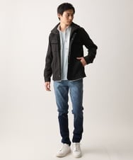 MKJGC10190 MK MICHEL KLEIN HOMME(MKミッシェルクランオム) 【秋春兼用/洗える /ストレッチ】M-65ブルゾン / TEC EASY JERSEY カーキ