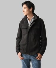 MKJGC10190 MK MICHEL KLEIN HOMME(MKミッシェルクランオム) 【秋春兼用/洗える /ストレッチ】M-65ブルゾン / TEC EASY JERSEY カーキ