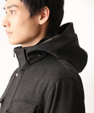 MKJGC10190 MK MICHEL KLEIN HOMME(MKミッシェルクランオム) 【秋春兼用/洗える /ストレッチ】M-65ブルゾン / TEC EASY JERSEY カーキ