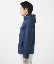 MKJGC10190 MK MICHEL KLEIN HOMME(MKミッシェルクランオム) 【秋春兼用/洗える /ストレッチ】M-65ブルゾン / TEC EASY JERSEY ブルー