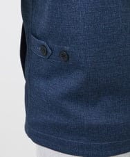MKJGC10190 MK MICHEL KLEIN HOMME(MKミッシェルクランオム) 【秋春兼用/洗える /ストレッチ】M-65ブルゾン / TEC EASY JERSEY ブルー