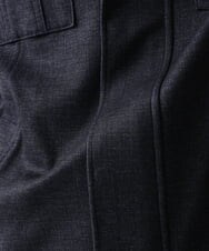 MKJGC10190 MK MICHEL KLEIN HOMME(MKミッシェルクランオム) 【秋春兼用/洗える /ストレッチ】M-65ブルゾン / TEC EASY JERSEY ネイビー