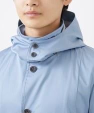 MKJGC12190 MK MICHEL KLEIN HOMME(MKミッシェルクランオム) 【残りわずか！/在庫限り/秋春着用可能】フード着脱ショートコート ライトブルー