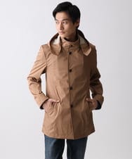 MKJGC12190 MK MICHEL KLEIN HOMME(MKミッシェルクランオム) 【残りわずか！/在庫限り/秋春着用可能】フード着脱ショートコート ベージュ