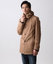 MKJGC12190 MK MICHEL KLEIN HOMME(MKミッシェルクランオム) 【残りわずか！/在庫限り/秋春着用可能】フード着脱ショートコート ベージュ