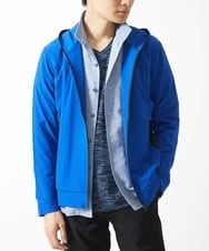 MKJGC20150 MK MICHEL KLEIN HOMME(MKミッシェルクランオム) 【洗える / 通気性】サマードッツパーカー ブルー