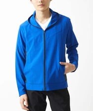 MKJGC20150 MK MICHEL KLEIN HOMME(MKミッシェルクランオム) 【洗える / 通気性】サマードッツパーカー ブルー