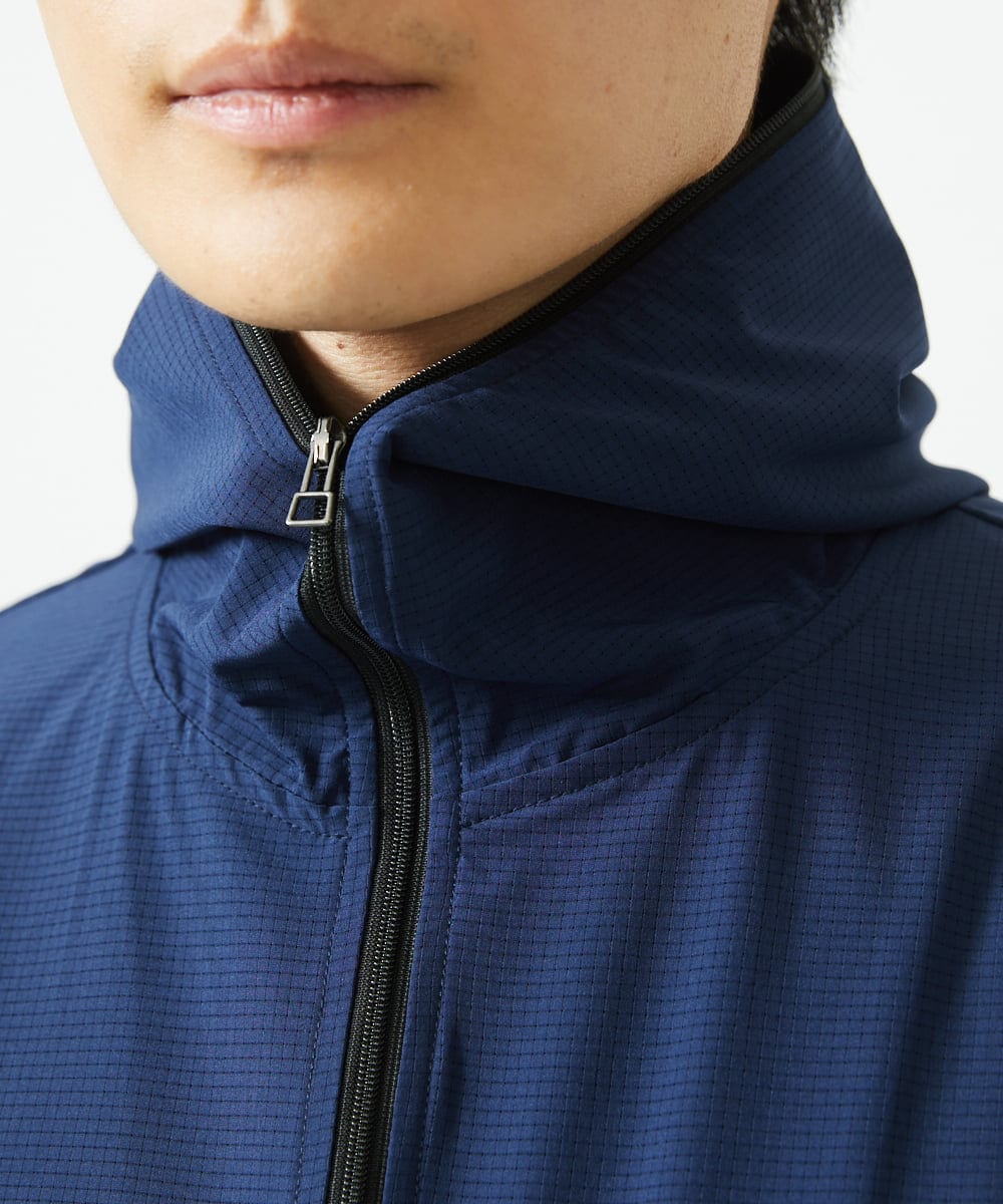 MKJGC20150 MK MICHEL KLEIN HOMME(MKミッシェルクランオム) 【洗える / 通気性】サマードッツパーカー ネイビー