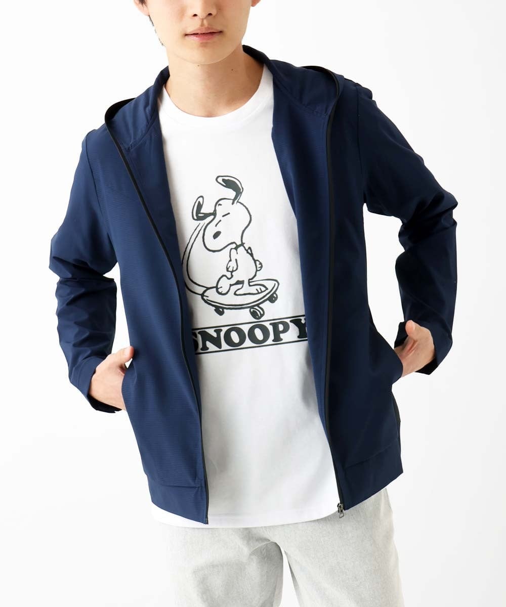 MKJGC20150 MK MICHEL KLEIN HOMME(MKミッシェルクランオム) 【洗える / 通気性】サマードッツパーカー ネイビー