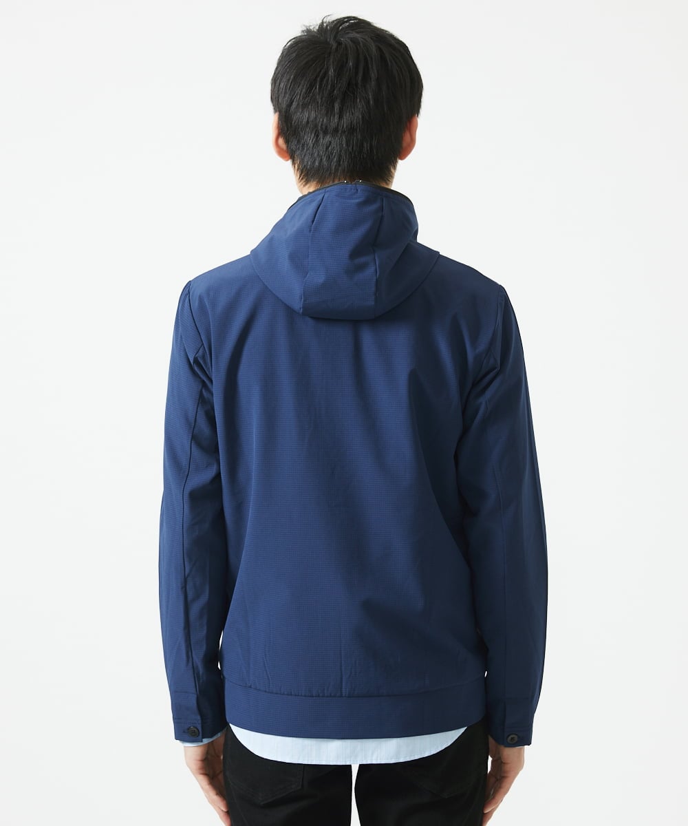 MKJGC20150 MK MICHEL KLEIN HOMME(MKミッシェルクランオム) 【洗える / 通気性】サマードッツパーカー ネイビー
