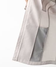 MKJGC66180 MK MICHEL KLEIN HOMME(MKミッシェルクランオム) 【洗える】 リネンタッチミリタリー七分袖シャツ ライトグレー