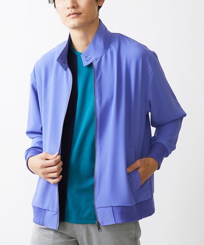 MKJGX30150 MK MICHEL KLEIN HOMME パウダリーストレッチドッグイヤーブルゾン /【セットアップ対応】