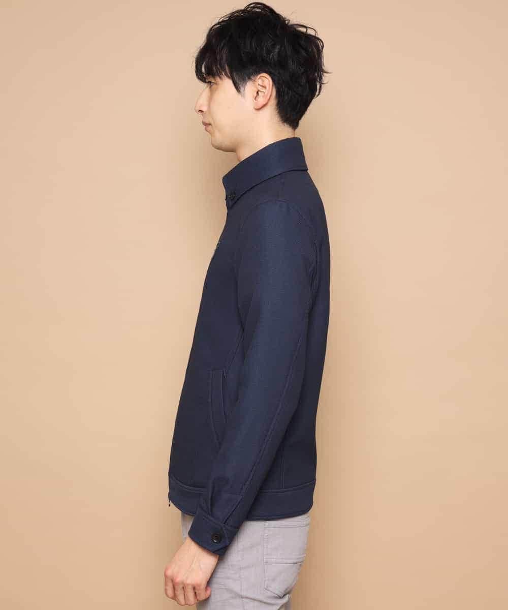 MKJJL20180 MK MICHEL KLEIN HOMME(MKミッシェルクランオム) ブルゾン／グランパレオックス ブルー