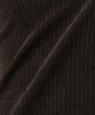 MKKAA68079 MK MICHEL KLEIN HOMME(MKミッシェルクランオム) Vネックカットソー / モールケーブル グリーン