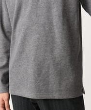 MKKAA69110 MK MICHEL KLEIN HOMME(MKミッシェルクランオム) 【残りわずか！/在庫限り】フェイクレイヤードカットソー/キモウハリヌキ グレー