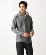 MKKAA69110 MK MICHEL KLEIN HOMME(MKミッシェルクランオム) 【残りわずか！/在庫限り】フェイクレイヤードカットソー/キモウハリヌキ グレー