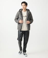 MKKAC87069 MK MICHEL KLEIN HOMME(MKミッシェルクランオム) 【残りわずか/ワンコ刺繍/男女兼用】ポンチスエード / ワンコ刺繍トレーナー アイボリー