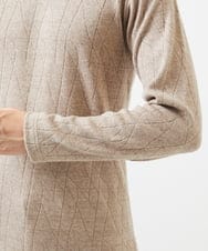 MKKAD67079 MK MICHEL KLEIN HOMME(MKミッシェルクランオム) ソフトモザイクデザインカットソー ベージュ