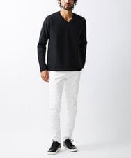 MKKAV13069 MK MICHEL KLEIN HOMME(MKミッシェルクランオム) ジャガードカットソー ブラック(94)