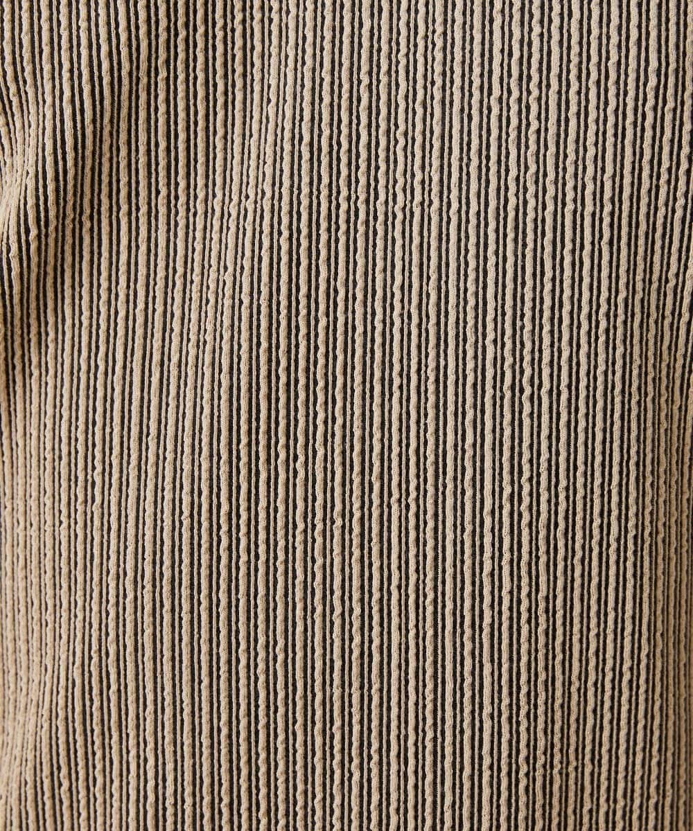 MKKAV56069 MK MICHEL KLEIN HOMME(MKミッシェルクランオム) ストライプカットソー ベージュ(82)