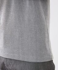 MKKAV56069 MK MICHEL KLEIN HOMME(MKミッシェルクランオム) ストライプカットソー ライトグレー(91)