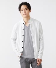 MKKAV56069 MK MICHEL KLEIN HOMME(MKミッシェルクランオム) ストライプカットソー ライトグレー(91)