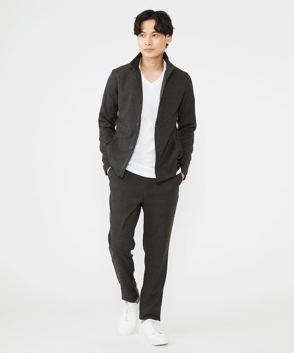 MKKAX32045 MK MICHEL KLEIN HOMME(MKミッシェルクランオム) 【WEB限定】楊柳クレープカットソー ホワイト(90)