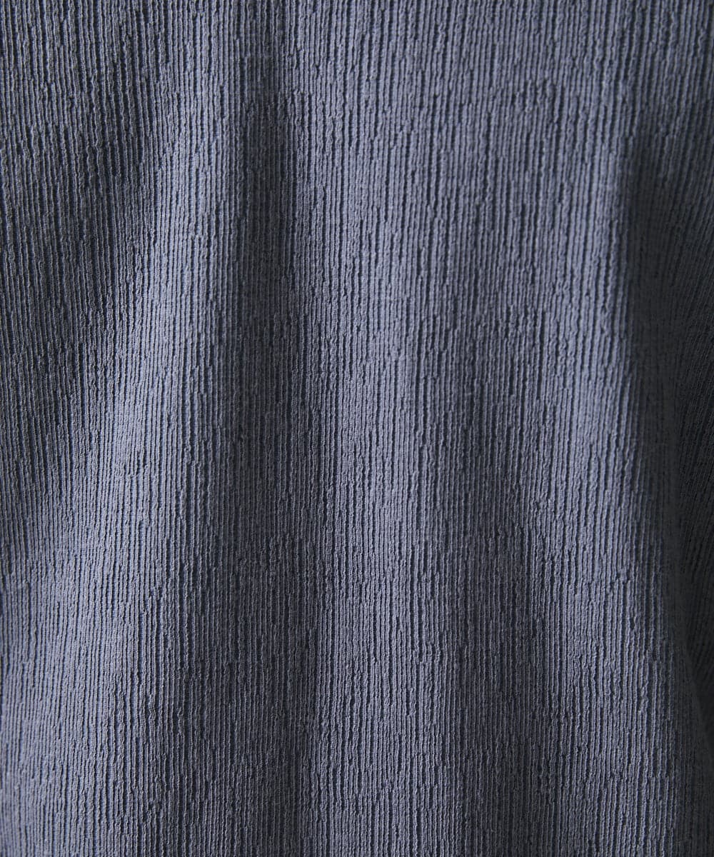 MKKAX32045 MK MICHEL KLEIN HOMME(MKミッシェルクランオム) 【WEB限定】楊柳クレープカットソー ダークグレー(93)