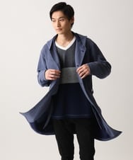 MKKDC06069 MK MICHEL KLEIN HOMME(MKミッシェルクランオム) 【洗える】パネル切替え長袖カットソー ホワイト