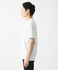 MKKGC21069 MK MICHEL KLEIN HOMME(MKミッシェルクランオム) 【残りわずか】【洗える】アシメトリープリントＴシャツ ホワイト