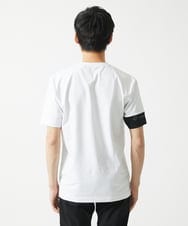 MKKGC21069 MK MICHEL KLEIN HOMME(MKミッシェルクランオム) 【残りわずか】【洗える】アシメトリープリントＴシャツ ホワイト