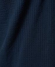 MKKGC32090 MK MICHEL KLEIN HOMME(MKミッシェルクランオム) 【残りわずか/洗える】ストライプサッカーポロシャツ  ネイビー