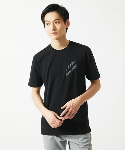 MKKHC22069  【洗える】 バックサイドプリントTシャツ