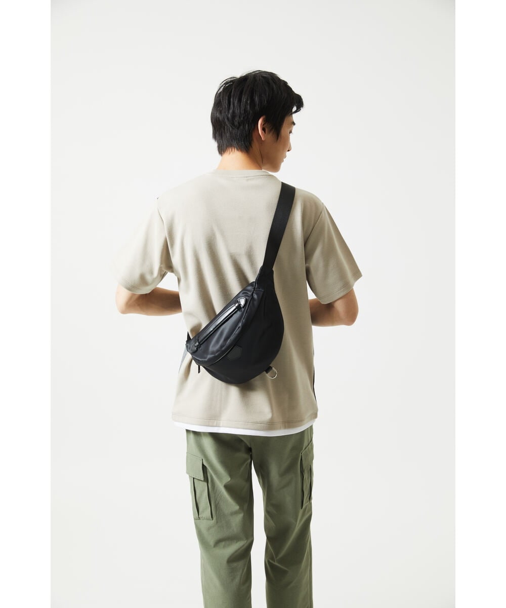 MKKHC80054 MK MICHEL KLEIN HOMME(MKミッシェルクランオム)  【接触冷感】COOLタッチブロックTシャツ  アイボリー