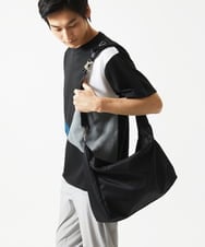 MKKHC80054 MK MICHEL KLEIN HOMME(MKミッシェルクランオム)  【接触冷感】COOLタッチブロックTシャツ  ブラック