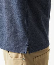 MKKIA53110 MK MICHEL KLEIN HOMME(MKミッシェルクランオム) 【残りわずか】ブラックストライプカラーポロシャツ ネイビー