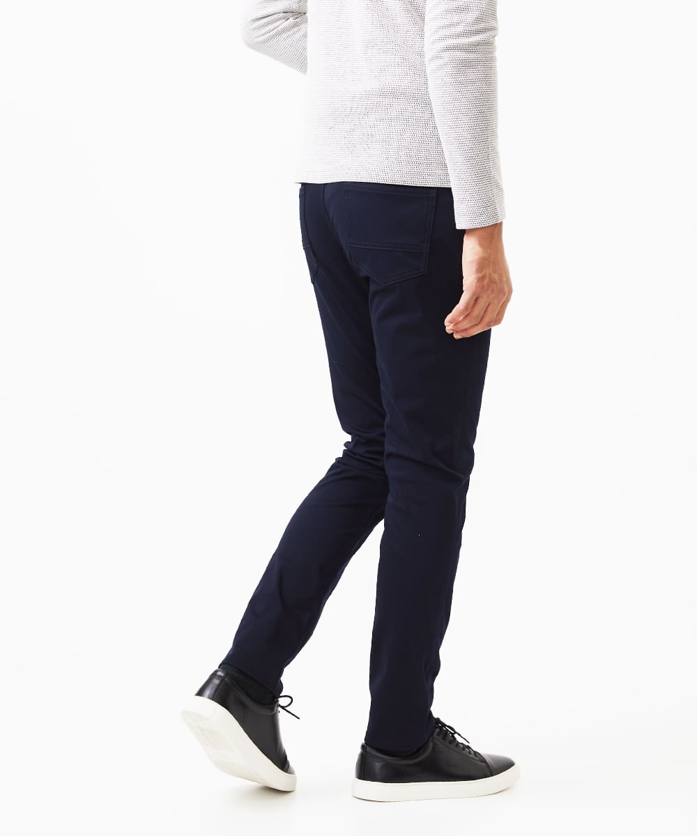 MKLAC04090 MK MICHEL KLEIN HOMME(MKミッシェルクランオム) 【色・サイズ残りわずか】ベーシックストレッチパンツ  ネイビー