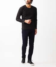 MKLAC04090 MK MICHEL KLEIN HOMME(MKミッシェルクランオム) 【色・サイズ残りわずか】ベーシックストレッチパンツ  ネイビー