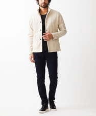 MKLAC04090 MK MICHEL KLEIN HOMME(MKミッシェルクランオム) 【色・サイズ残りわずか】ベーシックストレッチパンツ  ネイビー