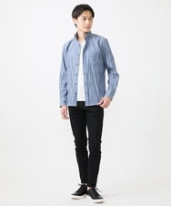 MKLAC04090 MK MICHEL KLEIN HOMME(MKミッシェルクランオム) 【色・サイズ残りわずか】ベーシックストレッチパンツ  ブラック