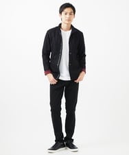 MKLAC04090 MK MICHEL KLEIN HOMME(MKミッシェルクランオム) 【色・サイズ残りわずか】ベーシックストレッチパンツ  ブラック