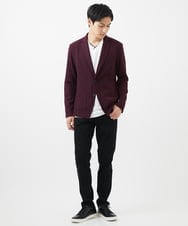 MKLAC04090 MK MICHEL KLEIN HOMME(MKミッシェルクランオム) 【色・サイズ残りわずか】ベーシックストレッチパンツ  ブラック